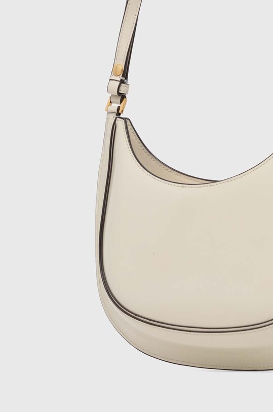 Кожаная сумочка Tory Burch Robinson Spazzolato бежевый 154729.704