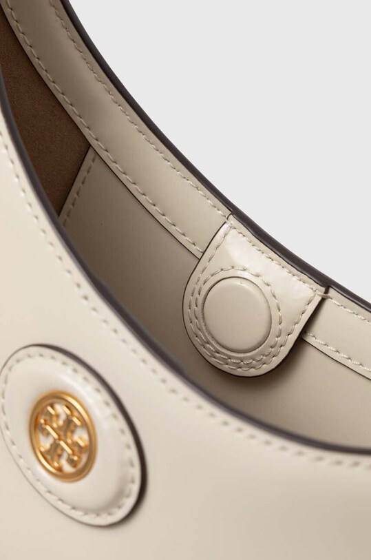 Кожаная сумочка Tory Burch Robinson Spazzolato 154729.704 бежевый