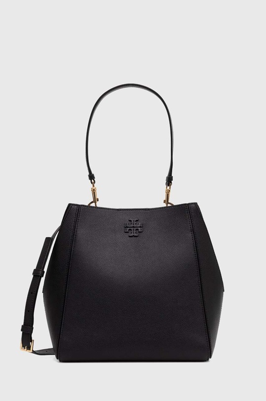 Tory Burch torebka skórzana McGraw skóra licowa czarny 158499.001