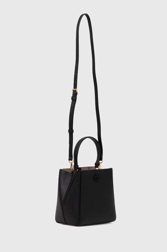 Tory Burch poseta de piele McGraw Small 158500.001 negru AW24