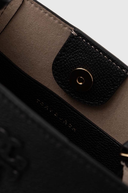 Kožená kabelka Tory Burch McGraw Small 158500.001 čierna