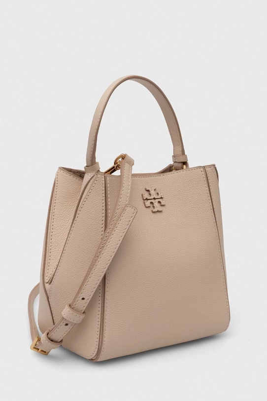 Tory Burch torebka skórzana McGraw Small 158500.724 beżowy AW24