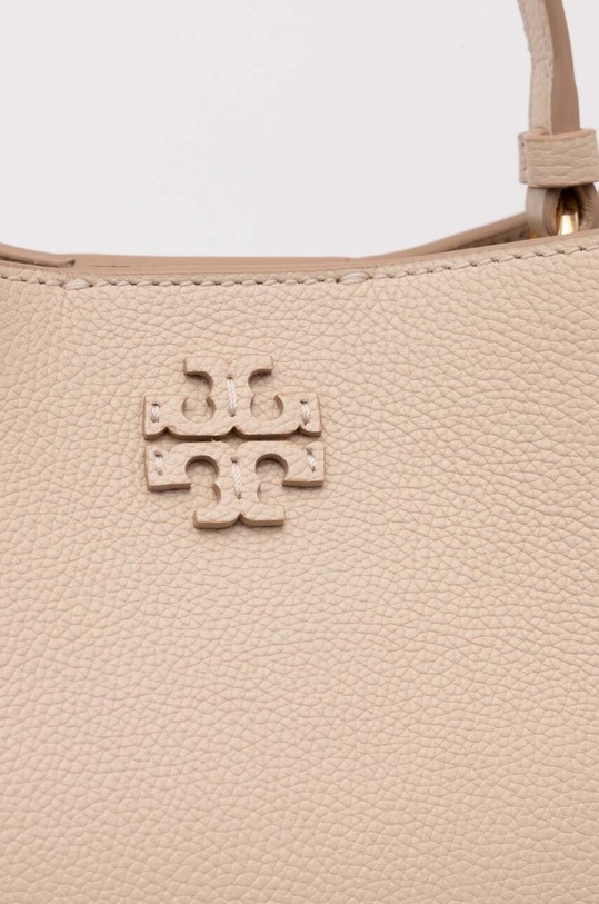 Kožená kabelka Tory Burch McGraw Small 158500.724 béžová