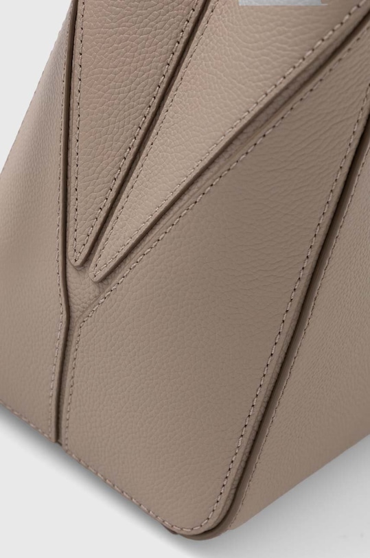 Tory Burch bőr táska McGraw Small bézs 158500.200