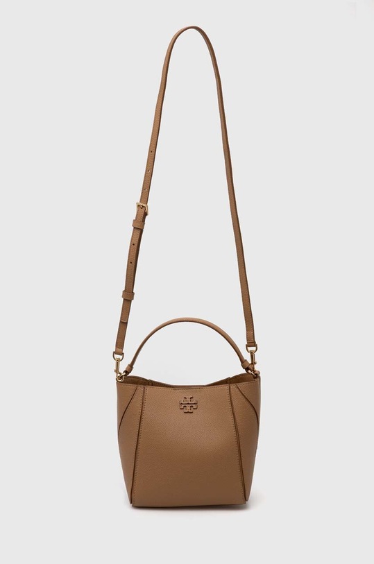 Tory Burch poseta de piele McGraw Small 158500.227 maro