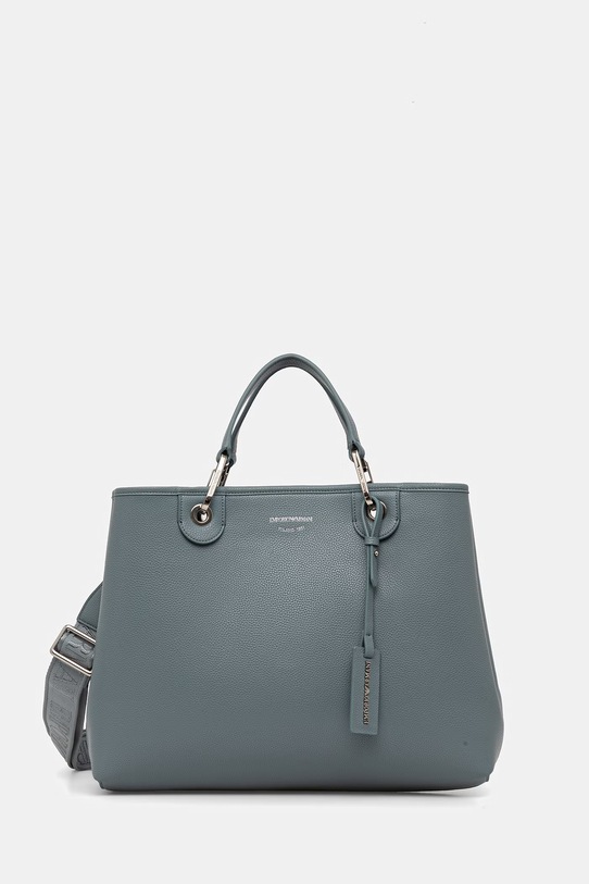 Kabelka Emporio Armani hladký tyrkysová EW000360.AF12036