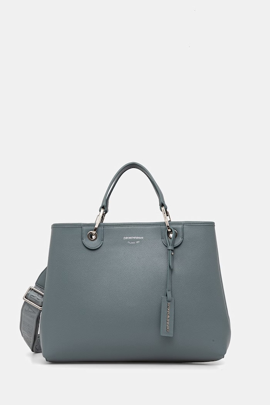 Kabelka Emporio Armani hladký tyrkysová EW000360.AF12036