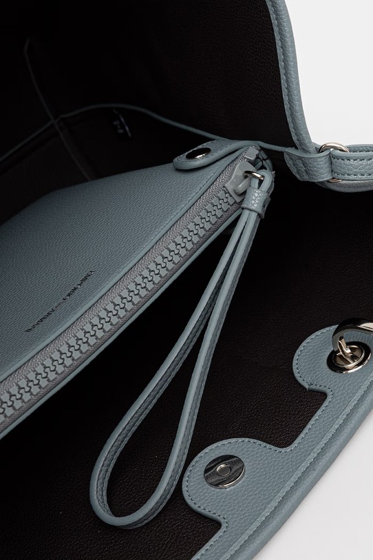 Kabelka Emporio Armani EW000360.AF12036 tyrkysová