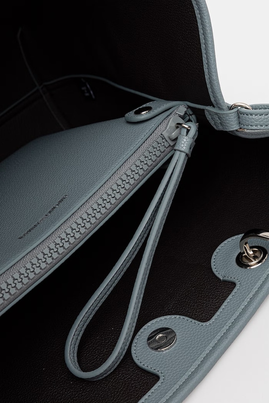 Kabelka Emporio Armani EW000360.AF12036 tyrkysová