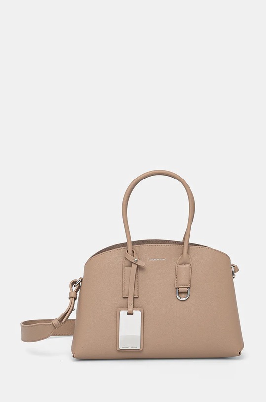 Kabelka Emporio Armani imitácia kože hnedá EW000364.AF11933