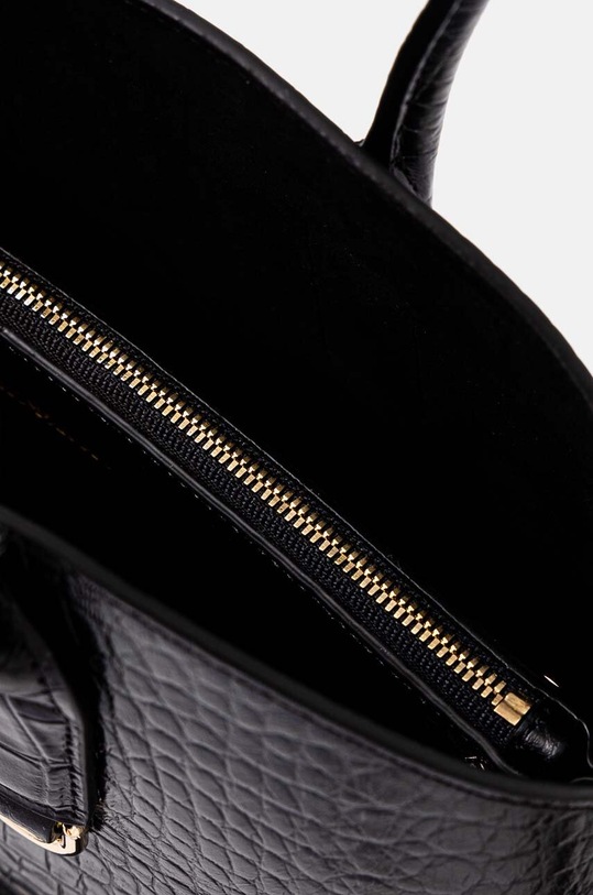 Kožená kabelka Emporio Armani EW000364.AF11948 čierna