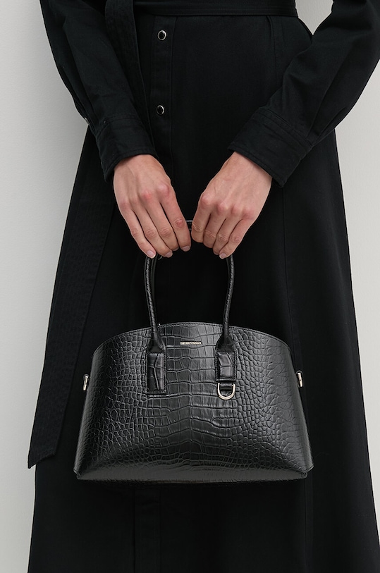 Kožená kabelka Emporio Armani EW000364.AF11948