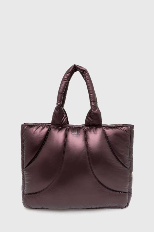 Torba adidas Originals Shopper Metallic bez uzorka bordo IY4094