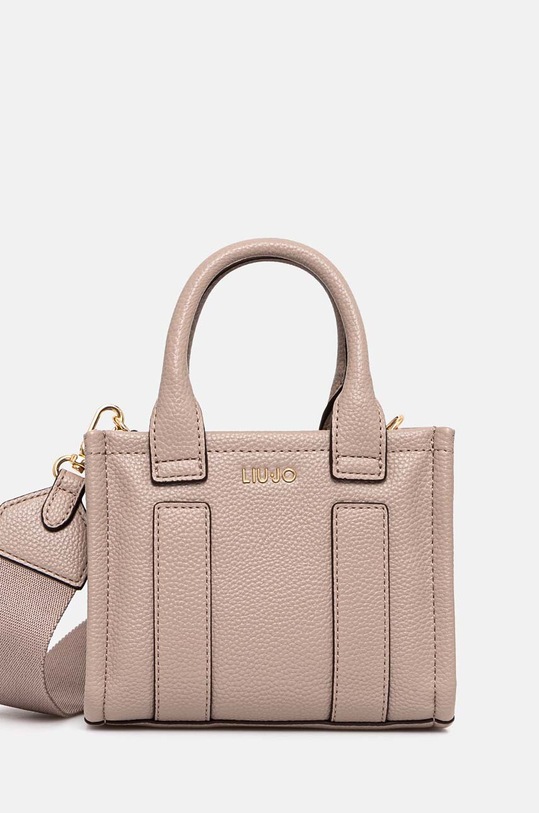 Torba Liu Jo imitacija zrnate kože bež AF4102.E0027