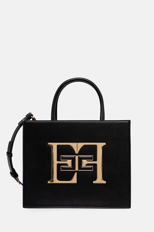 Τσάντα Elisabetta Franchi συνθετικό μαύρο BS05A46E2