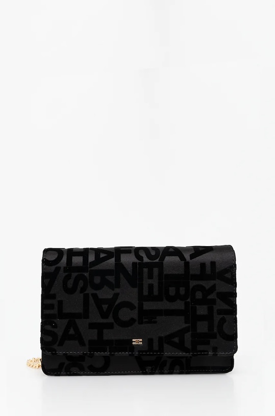 Kabelka Elisabetta Franchi vzorovaný černá BS23A46E2