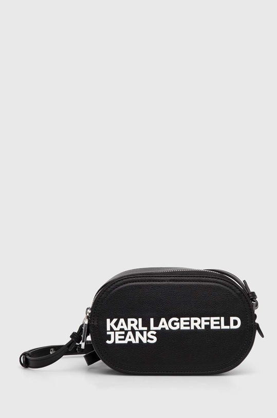 Karl Lagerfeld Jeans torebka nie mieści A4 czarny 245J3010