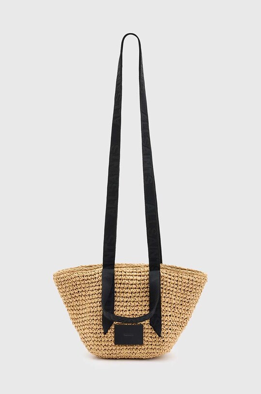 AllSaints kézitáska CELAYNE MINI sima bézs W082XA
