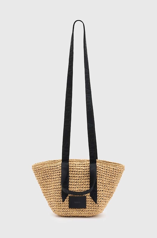 AllSaints torebka CELAYNE MINI nie mieści A4 beżowy W082XA