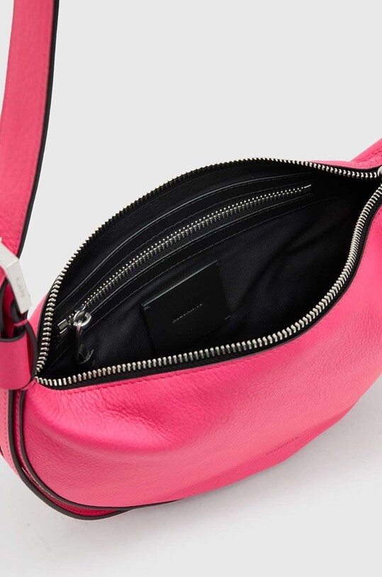 AllSaints poseta de piele HALF MOON WB720Z roz