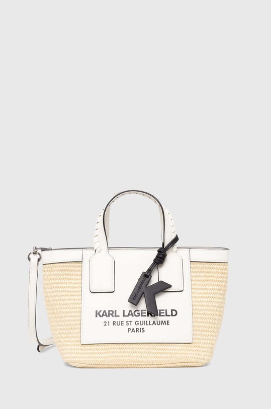 Karl Lagerfeld torebka nie mieści A4 beżowy 245W3024