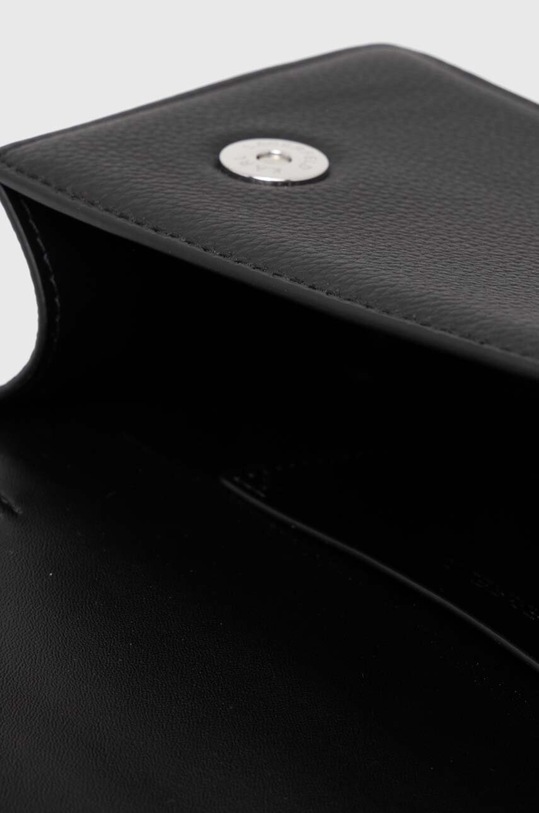 Kožená kabelka Karl Lagerfeld 245W3028 čierna