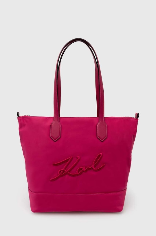 Karl Lagerfeld kézitáska szintetikus bőr rózsaszín 245W3031