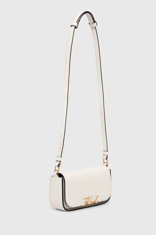 Karl Lagerfeld torebka skórzana 245W3043 biały AW24