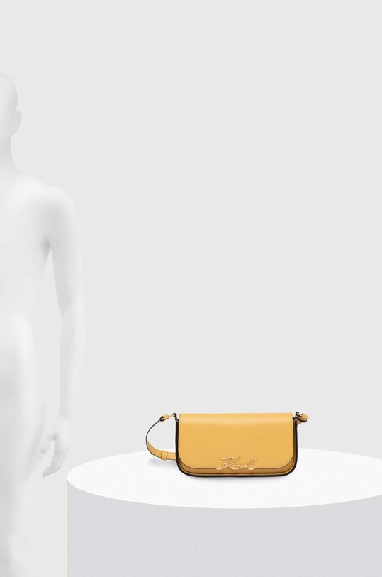 Kožna torba Karl Lagerfeld 245W3043
