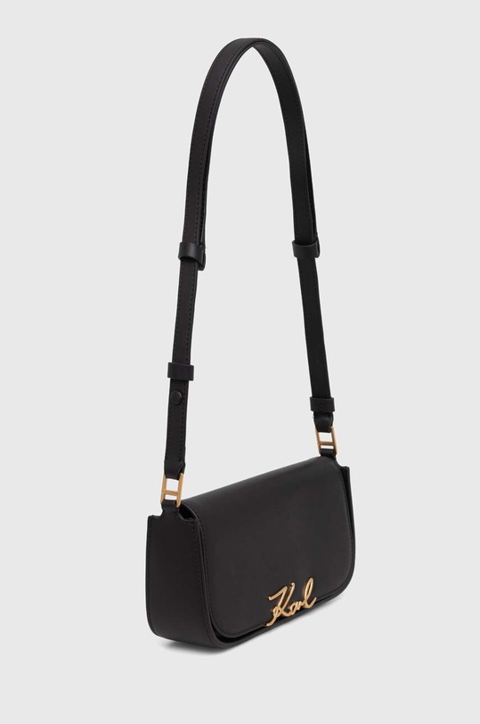 Karl Lagerfeld poseta de piele 245W3043 negru AW24