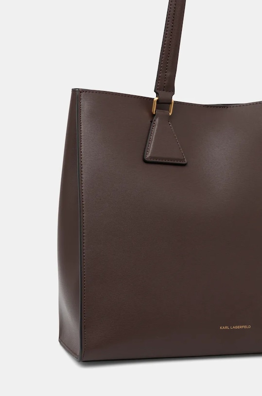 Karl Lagerfeld torebka skórzana 245W3046 biały AW24