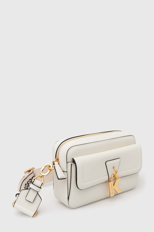 Karl Lagerfeld torebka skórzana 245W3047 biały AW24