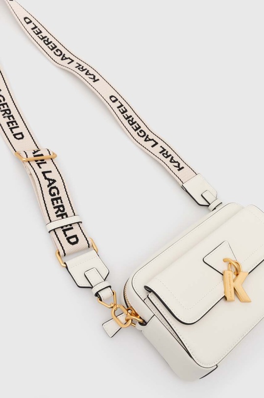 Karl Lagerfeld torebka skórzana biały 245W3047