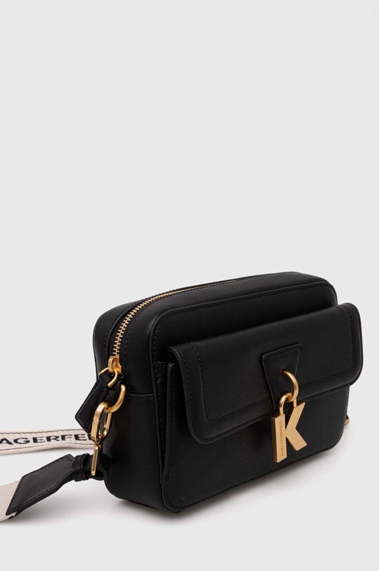 Karl Lagerfeld torebka skórzana 245W3047 czarny AW24