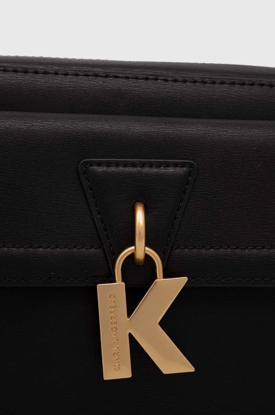 Akcesoria Karl Lagerfeld torebka skórzana 245W3047 czarny