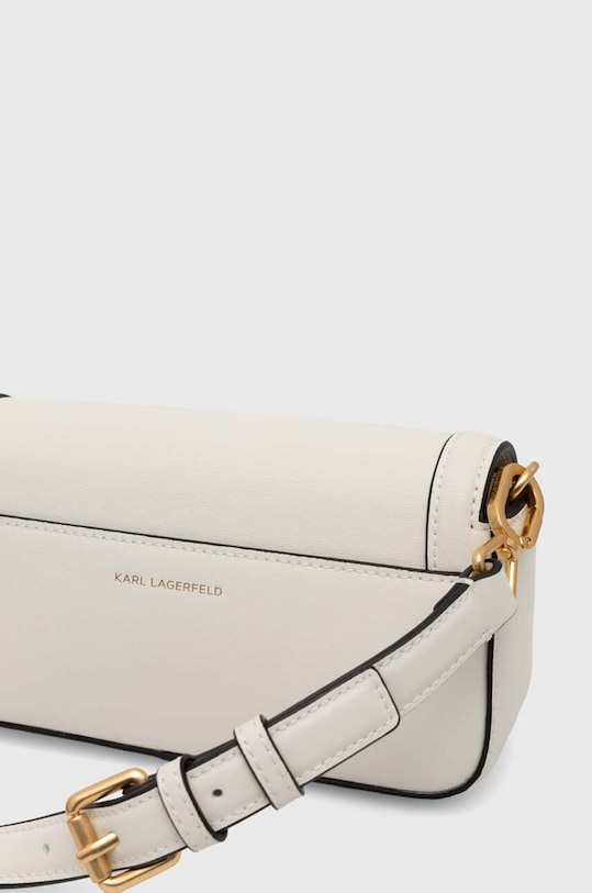 Doplnky Kožená kabelka Karl Lagerfeld 245W3048 béžová