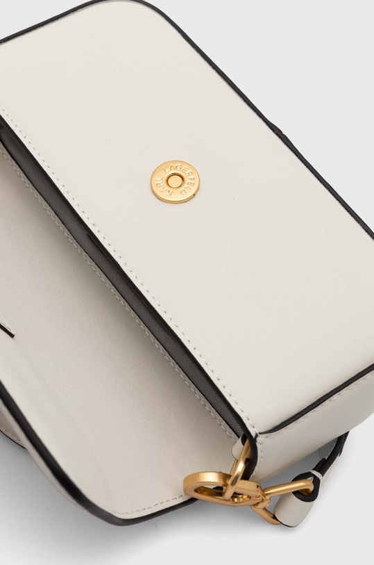 Kožená kabelka Karl Lagerfeld béžová 245W3048