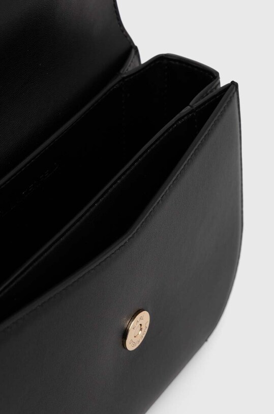 Karl Lagerfeld poseta de piele negru 245W3057