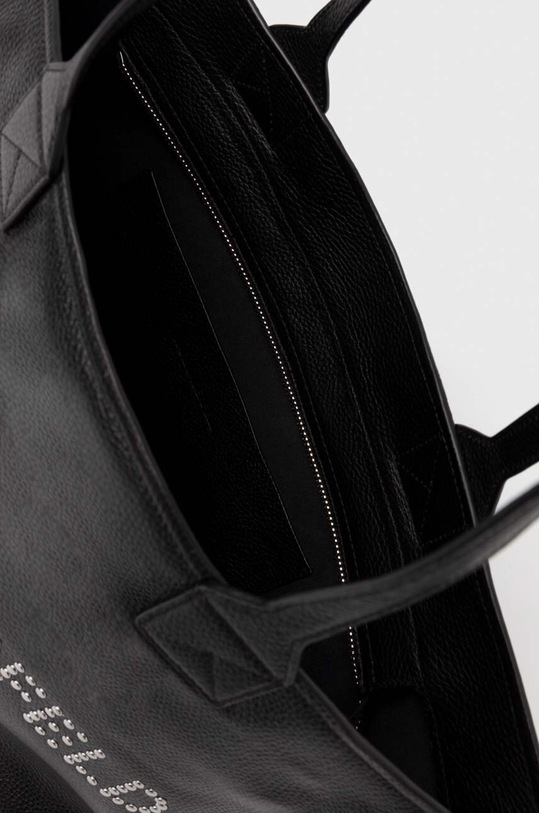 Karl Lagerfeld torebka skórzana 245W3086 czarny