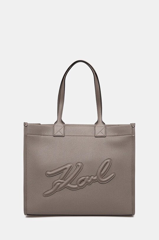 Karl Lagerfeld torebka mieści A4 szary 245W3091