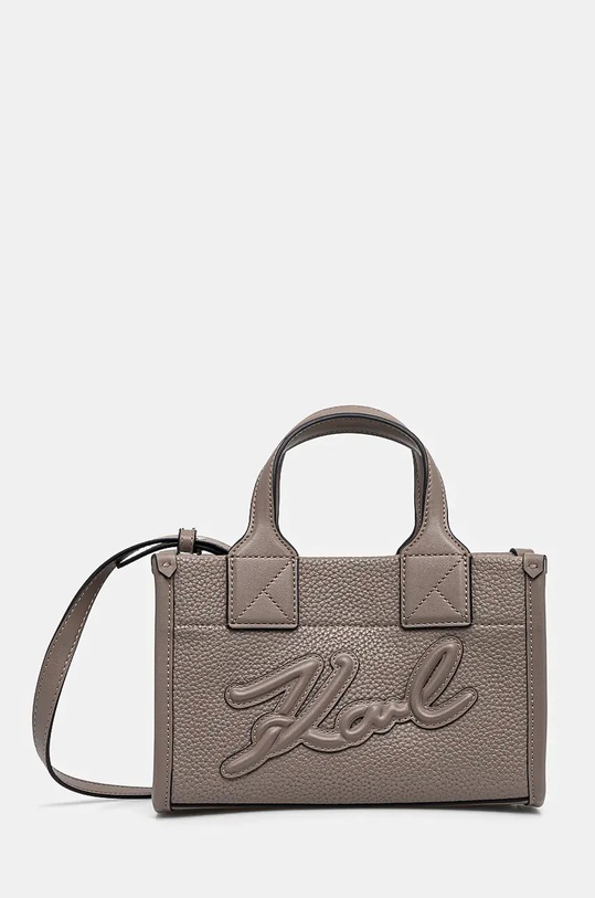 Kabelka Karl Lagerfeld nášivka šedá 245W3093