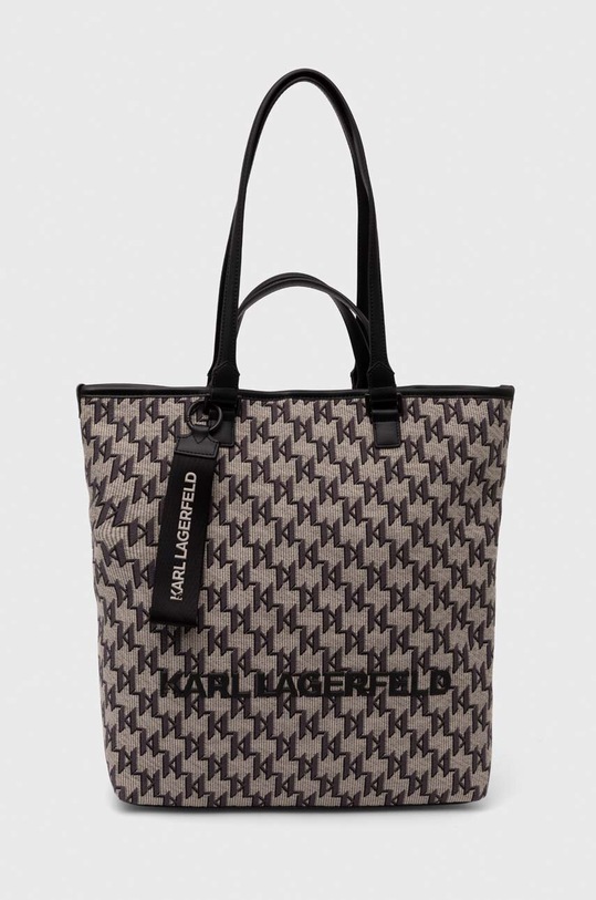 Kabelka Karl Lagerfeld vzorovaný černá 245W3198