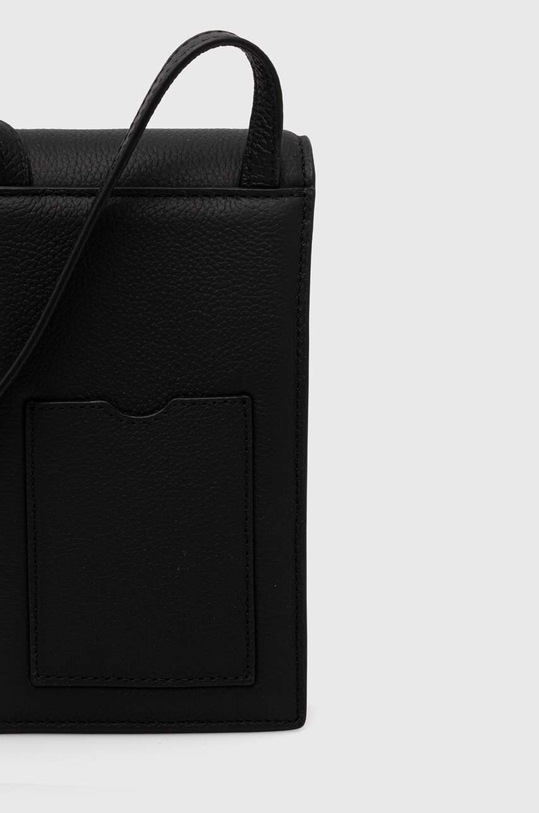 Kožený obal na telefón Karl Lagerfeld čierna 245W3211