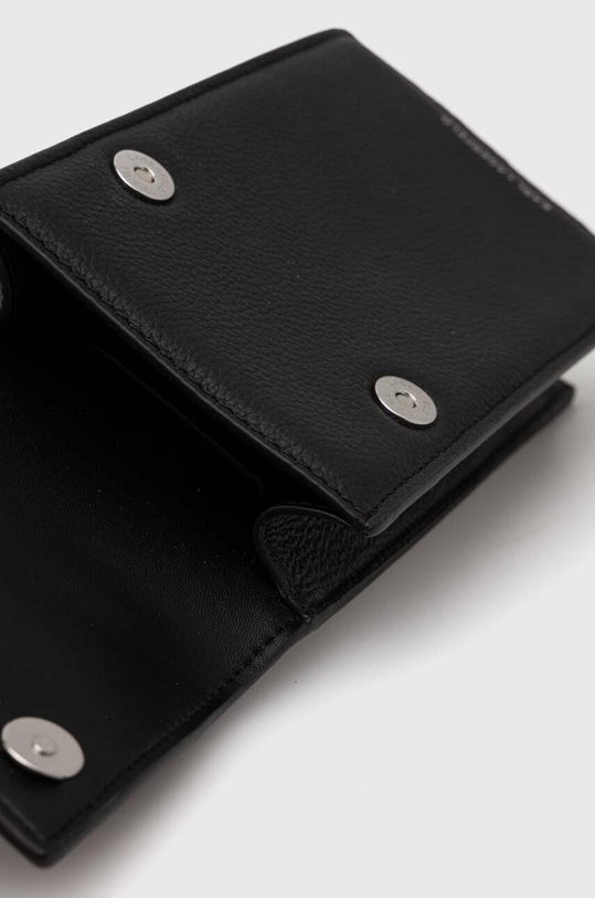 Kožený obal na telefón Karl Lagerfeld 245W3211 čierna