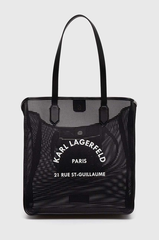 Karl Lagerfeld geanta de plaja incape in A4 negru 245W4005