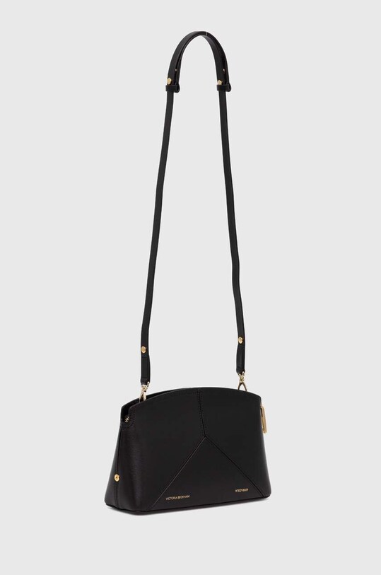 Victoria Beckham torebka skórzana B324AAC005752A czarny AW24