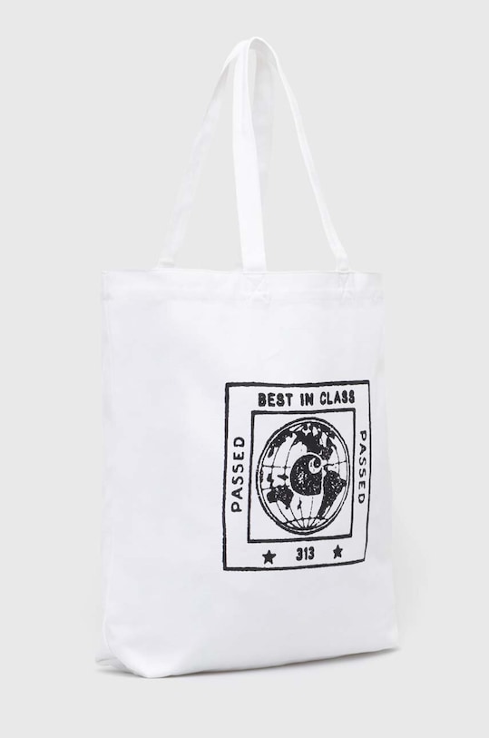 Хлопковая сумка Carhartt WIP Stamp Tote I033629.00AXX белый AW24