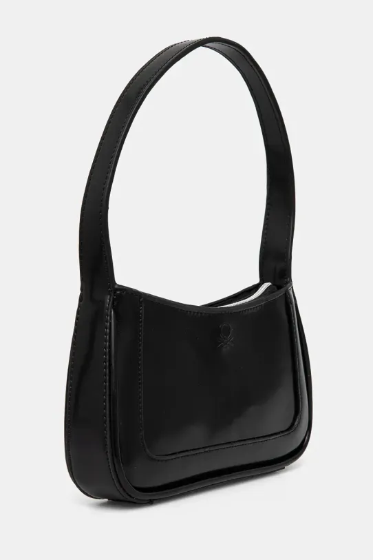 Kabelka United Colors of Benetton 6RIPDY05Y černá AW24