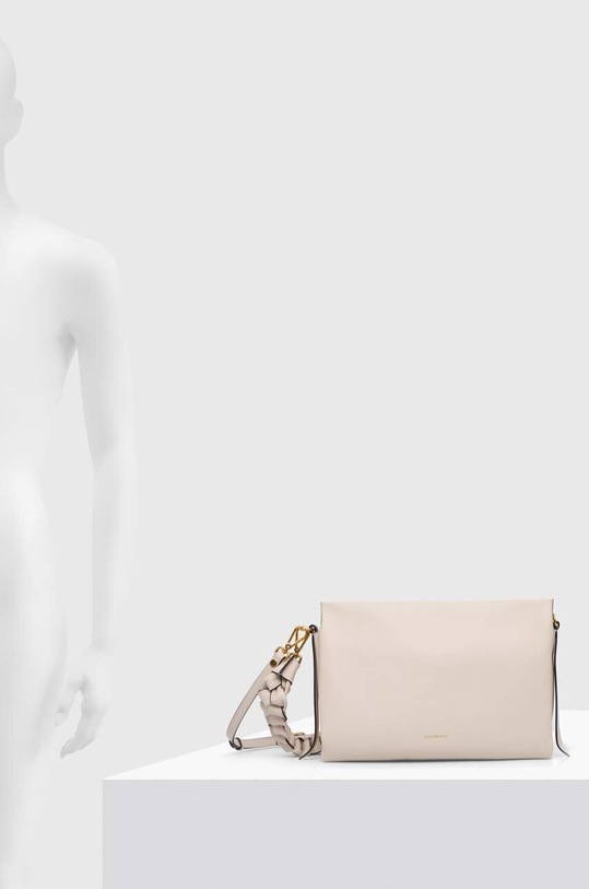 Kožená kabelka Coccinelle BOHEME GRANA DOUBLE E1.M50.19.02.01.S