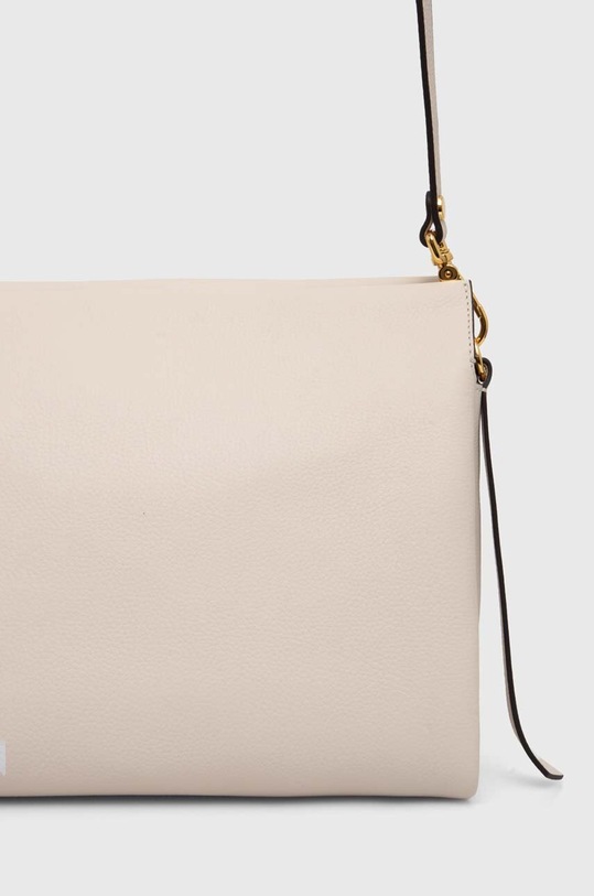 Doplňky Kožená kabelka Coccinelle BOHEME GRANA DOUBLE E1.M50.19.02.01.S béžová